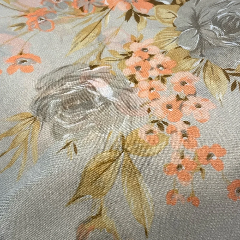 Italian Rose and Floral Woman’s Scarf